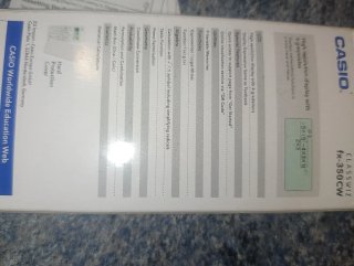Nueva. Calculadora Científica Casio fx-350CW