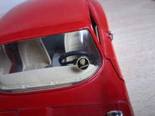 Modellino Auto Jaguar E-Type Rosso 1961 Bburago