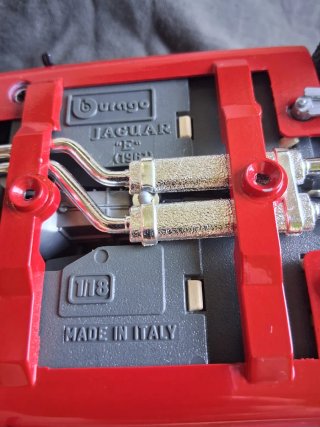 Modellino Auto Jaguar E-Type Rosso 1961 Bburago