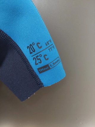 Neopreno Olaian surf azul