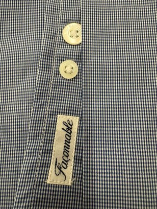Camisa façonnable cuadros vichy hombre manga larga