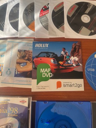 Lotto CD/DVD: ADSM, HOLUX, MSI, NETGEAR, TIM