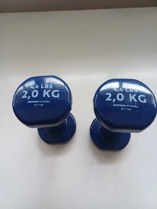 Mancuernas Decathlon 2 kg (4.4 LBS) - Par