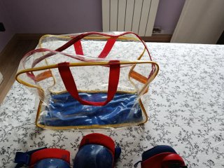Patines Oxelo con protecciones y bolsa