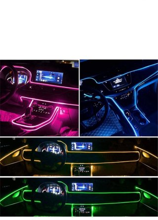 Luz ambiental LED para coche