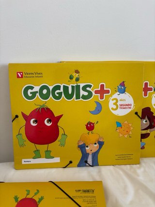Lote libros GOGUIS 3 años infantil. Vicens Vives.