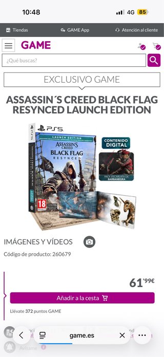 Assassin's Creed Black Flag PS5 Launch Edition