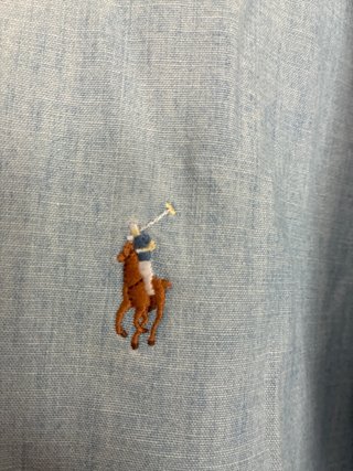 Camisa Polo Ralph Lauren Azul Hombre