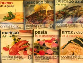 Varios libros de cocina y alimentación / nutrición