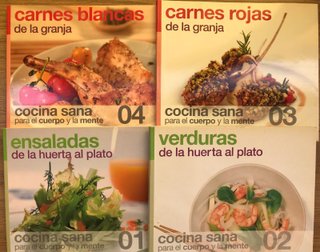 Varios libros de cocina y alimentación / nutrición