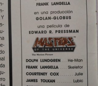 Album Cromos Masters del Universo La Película