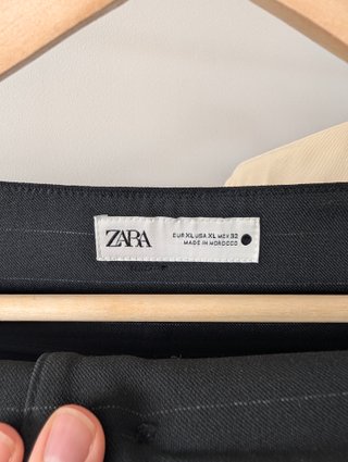 Bermudas Zara Talle Alto Rayas Diplomáticas