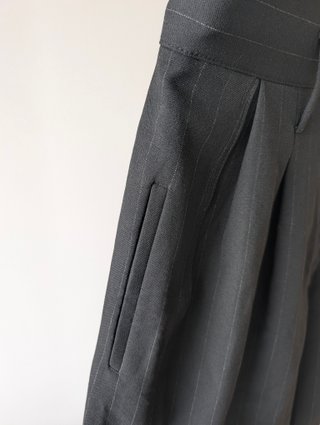 Bermudas Zara Talle Alto Rayas Diplomáticas
