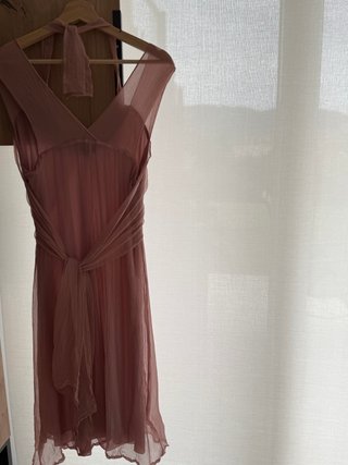 Vestido gasa ligero elegante favorecedor