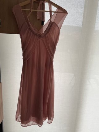 Vestido gasa ligero elegante favorecedor