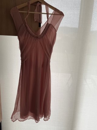 Vestido gasa ligero elegante favorecedor