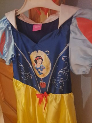 Disfraz Blancanieves con corona luminosa