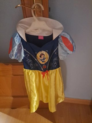 Disfraz Blancanieves con corona luminosa