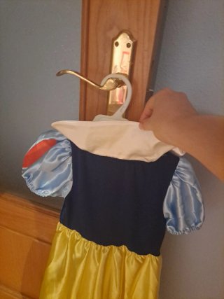 Disfraz Blancanieves con corona luminosa