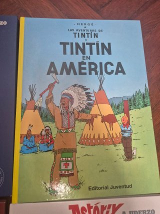 Lote de 6 cómics de Astérix, Tintín, Stilton..