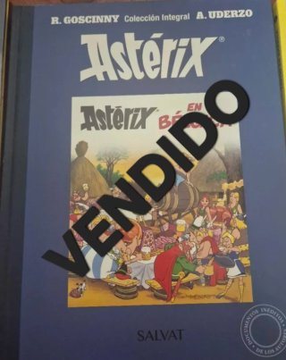 Lote de 5 cómics de Astérix, Tintín, Stilton..