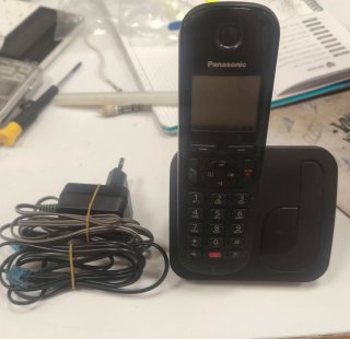 Teléfono Inalámbrico Panasonic Negro