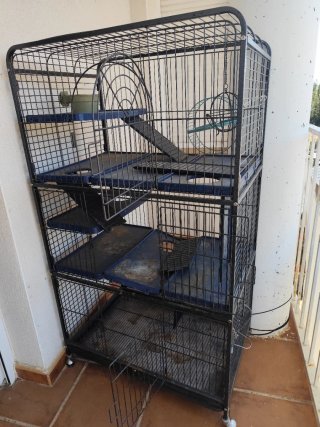 Jaula para roedores (chinchillas, hurones...)