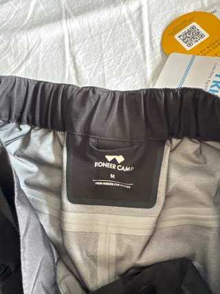 Pantalón impermeable Pioneer Camp Negro
