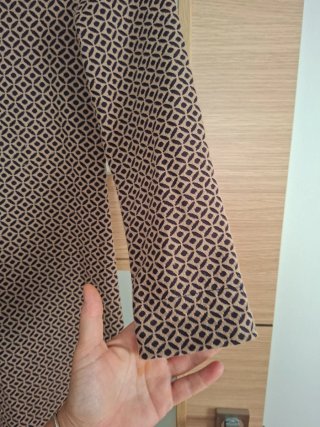 Vestido estampado geométrico