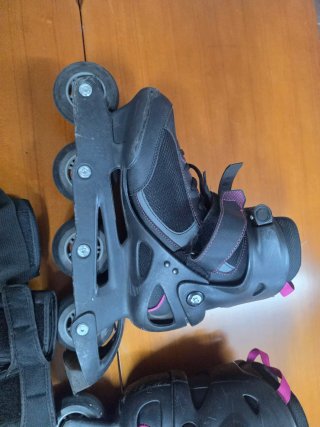 Patines en línea Oxelo talla 42+ protecciones