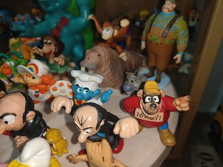 Super lote 28 figuras goma pvc años 80 90