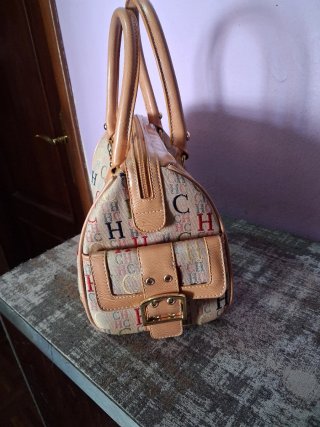 Bolso multicolor con logo H
