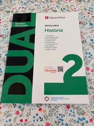 Història, 2 Batxillerat, Dual Quadern d'activitats