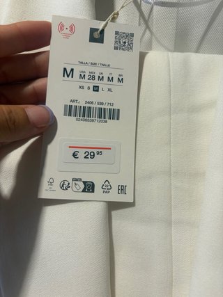 Conjunto Chaleco y Pantalón Zara Talla M