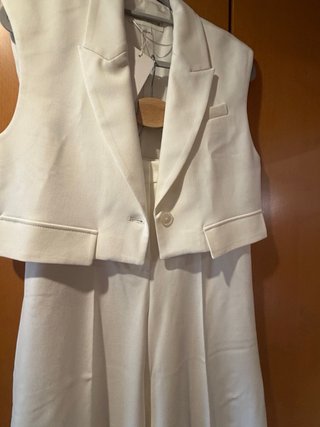 Conjunto Chaleco y Pantalón Zara Talla M