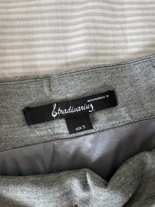 2 Faldas Stradivarius Marrón y Gris