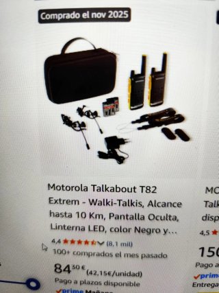 2 Walkie Talkies Motorola T82 EXTREME
