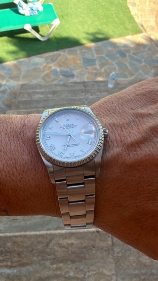 Rolex Datejust 16220 Acero Inoxidable
