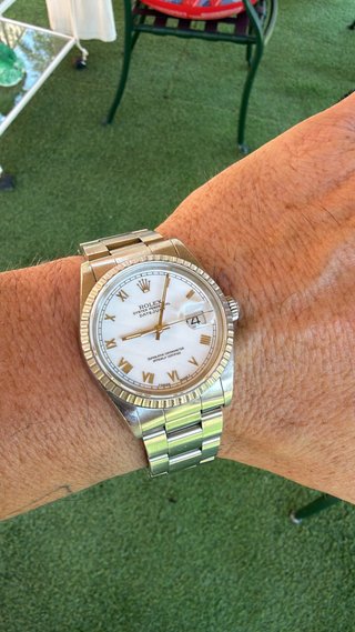 Rolex Datejust 16220 Acero Inoxidable