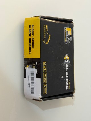 FR Sécurité Candado Moto,bici,patin Alarma 110 dba