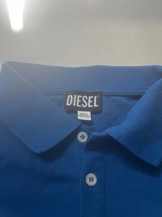 Diesel Polo retro con etiquetas auten. Internas XL