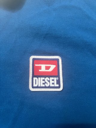 Diesel Polo retro con etiquetas auten. Internas XL