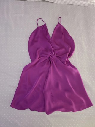 Top Zara Morado