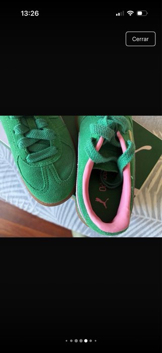 Zapatillas Puma Palermo Verdes y Rosas