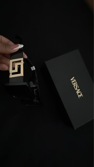 Gafas de Sol Versace Originales Negras y Doradas