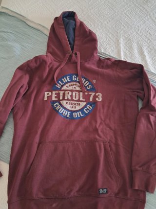 Sudadera Petrol Industries Hombre Roja