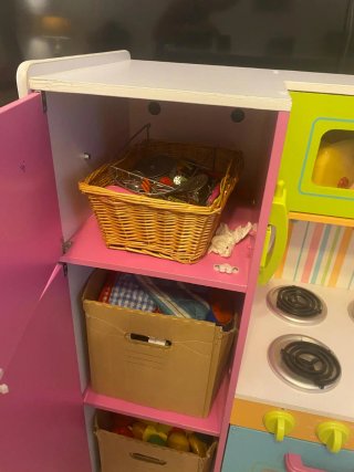 Cocinita de madera juguete