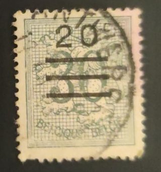 Lotto 4 Francobolli Vintage Belgio Re Baldovino