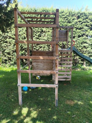 Parque infantil madera Wickey con tobogán