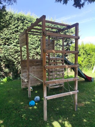 Parque infantil madera Wickey con tobogán